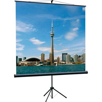 Экран для проектора Lumien Eco View 160x160 MW (на треноге, раб. поверхность 160 x 160 см, формат 1:1)