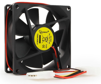 Вентилятор для корпуса .80mm Gembird FANCASE-4 (4pin Molex, 80x80x25мм, 27дБ, 2600об/мин, провод 30c