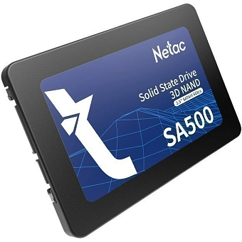 Накопитель SSD SATA .960Gb Netac SA500 (TLC, 530/475 Мбайт/сек, 480 TBW)