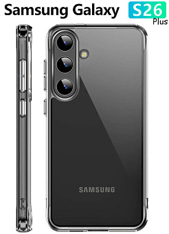 Чехол для смартфона Samsung Galaxy S26 Plus - силиконовый прозрачный