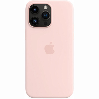 Чехол для смартфона Apple iPhone 14 Pro Max 6.7" - Silicone Case with Magsafe Chalk Pink (розовый)