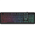 Клавиатура проводная Defender Raid GK-778DL Rainbow Led черный