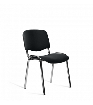 Стул ИЗО, каркас хром / ткань C11 Черный