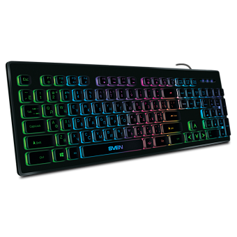 Клавиатура проводная SVEN KB-C7500EL RGB Led черный