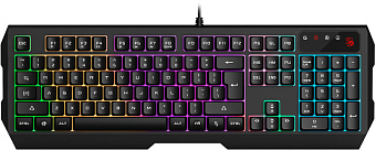 Клавиатура проводная A4Tech Bloody B135N Rainbow Led черный