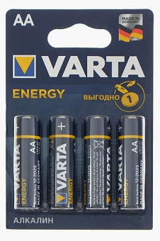 Элемент питания AA, 1.5V,  4шт, Varta Energy LR06 BL4