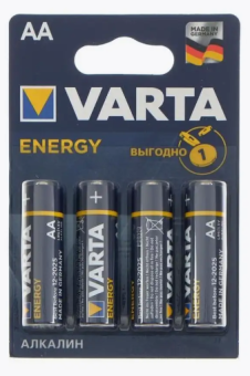 Элемент питания AA, 1.5V,  4шт, Varta Energy LR06 BL4