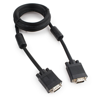 Кабель соединительный VGA (m) < - > VGA (m)  1.8м Cablexpert феррит.кольца