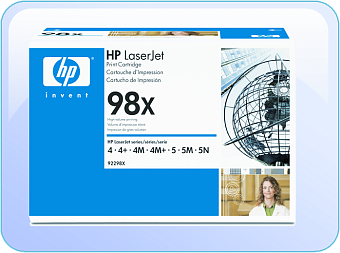 Картридж лазерный HP 98X (92298X) для HP 4/4+/4M/4M+/5/5M/5N, 8800 стр. черный