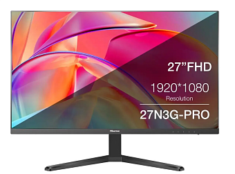 Монитор 27" Hisense 27N3G-PRO (IPS 1920x1080 5ms 100Hz DP HDMI VGA) Black