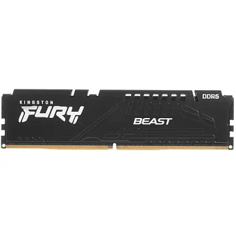 Модуль памяти DDR5 16Gb 5600MHz Kingston Fury Beast Black XMP CL40