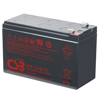 Аккумулятор для ИБП 12V,  9.0Ah, CSB UPS 12460