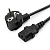 Кабель питания 220V  1.0м, Schuko- C13, 10А, VDE, Cablexpert черный