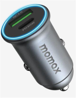 Автомобильное зарядное устройство Momax UC18  30W USB-C Midnight