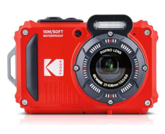 Цифровая фотокамера Kodak WPZ2 (16MP BSI CMOS, 4x zoom, 1080p, 15m влагоз., 2m ударопрочность, Wi-Fi, microSDHC) красный