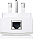 Адаптер Powerline TP-Link TL-PA4010 KIT AV600, 100 Мбит/с, белый