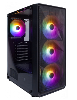 Корпус 1STPLAYER FD3 FRGB ATX чёрный