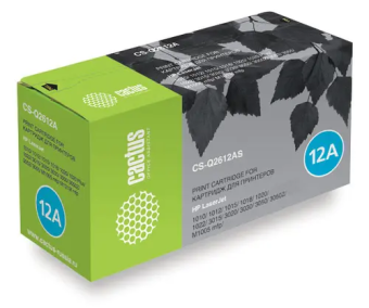 Картридж лазерный Cactus CS-Q2612AS для HP LJ 1010/1012/1015/1018/1020/1020