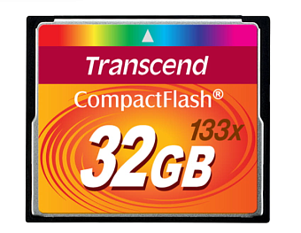 Карта памяти CF .32Gb Transcend Compact Flash 133x