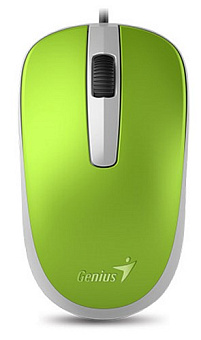 Мышь проводная Genius DX-120 (DX120) 1000dpi USB Green