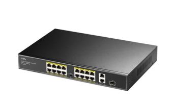 Коммутатор 18 port Cudy FS1018PS1 1000 Мбит/с 16*PoE 1*SFP