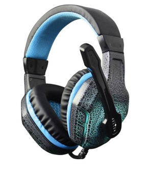 Наушники проводные Oklick HS-L400G Zeus (LED, мониторные закрытые, 20-20 000 Гц, 105дБ, 1.9м, 3.5mm/