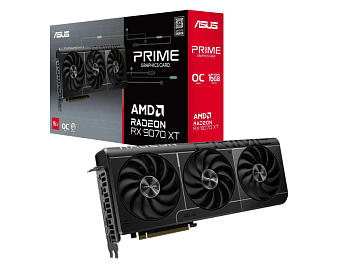 Видеокарта 16Gb ASUS PRIME-RX9070XT-O16G (RX9070XT) GDDR6 HDMI DP