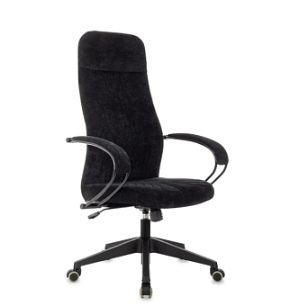 Кресло Бюрократ CH-610 Fabric (ткань, мех. качания, крест. пластик, до 120 кг) Черный