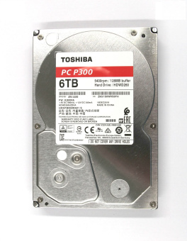 Жесткий диск SATA 6Tb Toshiba P300 5400rpm 128Mb SATA-3