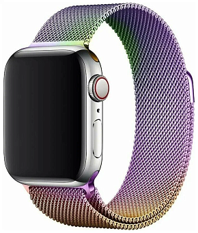 Ремешок Gurdini Milanese Loop Apple Watch 42/44/45/49mm Tiffany (тиффани)