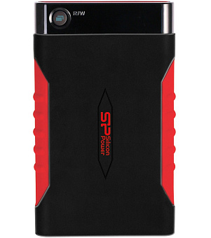 Внешний жесткий диск 2Tb Silicon Power Armor A15 2.5" USB3.0 черный/красный
