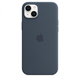 Чехол для смартфона Apple iPhone 14 Plus 6.7" - Silicone Case Storm blue (синий)