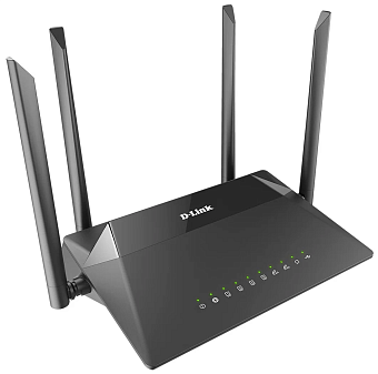 Wi-Fi роутер D-Link DIR-853 AC1300 5 ГГц 1000 Мбит/с, USB, черный