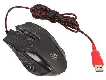 Мышь проводная A4Tech Bloody Q51 6200dpi Black