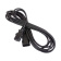 Кабель питания 220V C13 - C14, 3.0м,  6А, черный (удлинительный)