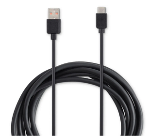 Кабель USB-A < - > USB-C, 2.0м, Buro 60W, черный