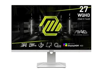Монитор 27" MSI MAG 274QRFW (IPS 2560x1440 1ms 180Hz HDMI DP) White