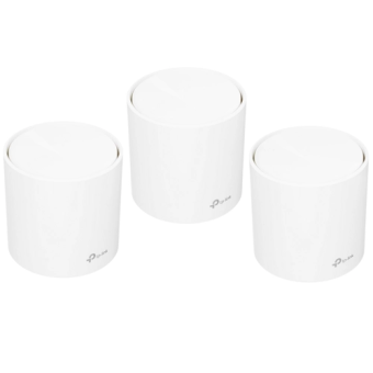 MESH-система ТP-Link Deco X20 AX1800, 5 ГГц, 1000 Мбит/с, 3 шт, белый