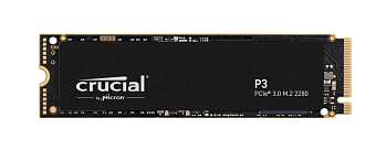 Накопитель SSD M.2 4Tb Crucial P3 (PCI-E 3.0 x4, 3500/3000 Мбайт/сек, 800 TBW)