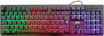 Клавиатура проводная Defender Arx GK-196L Rainbow Led черный