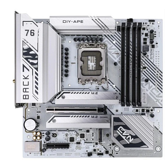 Материнская плата Socket-1700 Colorful CVN B760M-BACK FROZEN WIFI V20 (B760) 4xDDR4 HDMI DP mATX