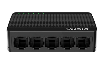 Коммутатор 5 port Digma DSW-305FE 100 Мбит/сек