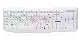 Клавиатура проводная Smartbuy ONE 333 RGB Led White
