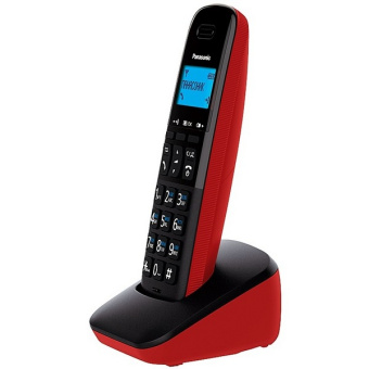 Радиотелефон Panasonic DECT KX-TGB 610 RUR (АОН, красный)
