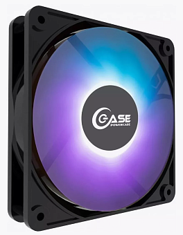 Вентилятор для корпуса 140mm Powercase (M14LED) 5 color LED 3-pin + Molex Bulk