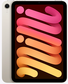 Планшет Apple iPad mini 8.3" 2024 256GB Cellular Starlight (сияющая звезда)