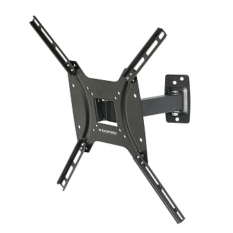 Крепление для телевизора Kromax OPTIMA-403 (настенное, наклонно-поворотное,  15"-55", max 25кг) Black