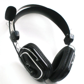 Наушники проводные A4Tech HS-50 (микрофон, 20 - 20 000 Гц, 97 дБ, 1.8м) черный