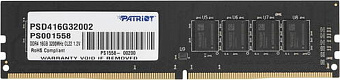 Модуль памяти DDR4 16Gb PC4-25600 3200MHz Patriot Signature Line