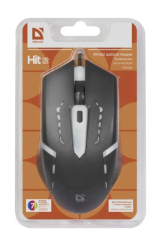 Мышь проводная Defender Hit MB-601 черный